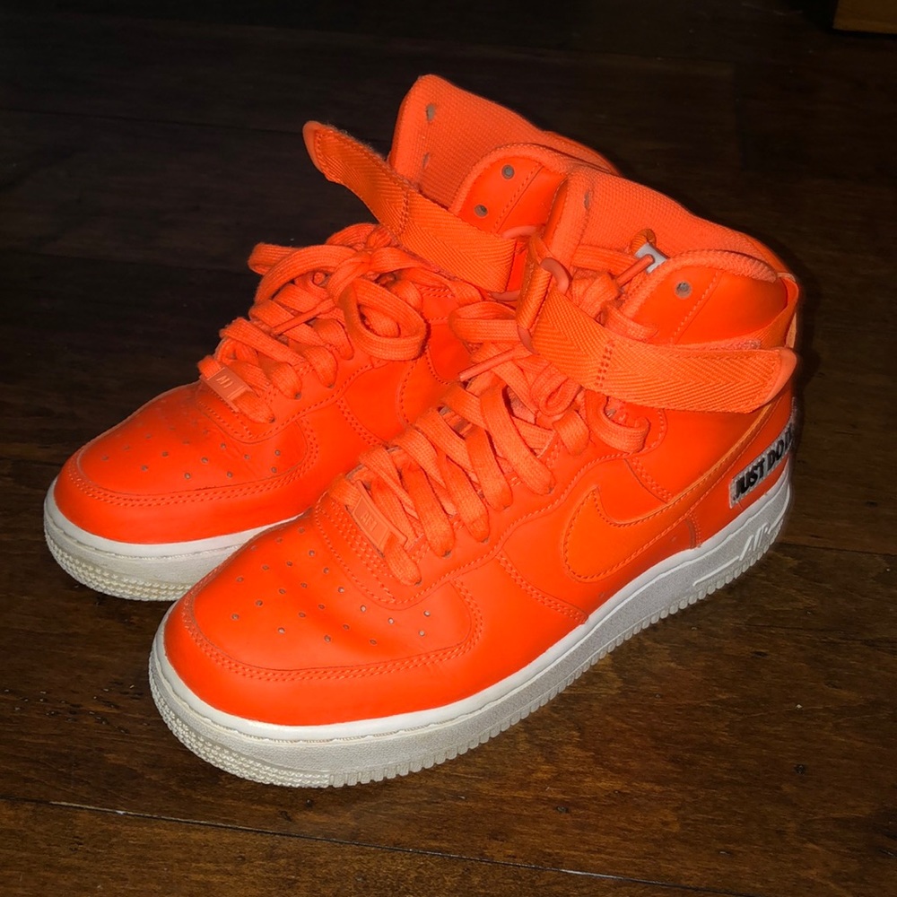 Orange Nike Air Force 1 High